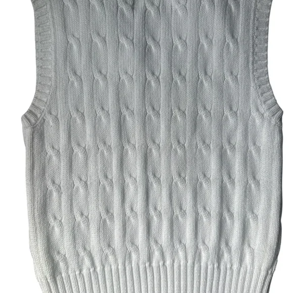 Polo Ralph Lauren Cable-Knit Cotton Sweater Vest kids 3t - Picture 2 of 4
